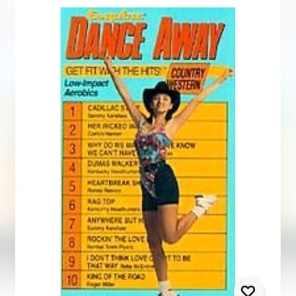 Esquire Dance Away Country Western VHS Get Fit with the Hits - Picture 1 of 1